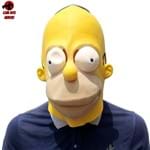 Ficha técnica e caractérísticas do produto Máscara Cosplay Homer Simpson os Simpsons Desenho Realista Latex Capuz