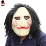 Ficha técnica e caractérísticas do produto Máscara Cosplay Jigsaw Jogos Mortais Realista Latex Capuz