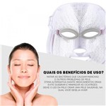 Ficha técnica e caractérísticas do produto Máscara de Beleza Elétrica LED Limpeza de Pele Previne Acne - Beauty Instruments
