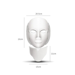Máscara de Beleza LED Elétrica Limpeza de Pele e Pescoço Previne Acne Remove Cravos