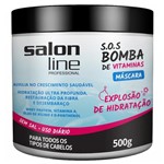 Ficha técnica e caractérísticas do produto Máscara de Cabelo Salon-Line SOS Bomba Mega Hidratação Explosão Bombástica 500 G