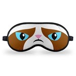 Ficha técnica e caractérísticas do produto Máscara de Dormir em Neoprene - MEME Grumpy Cat