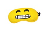 Ficha técnica e caractérísticas do produto Máscara de Dormir Emoji Sorridente Amarelo - Jc