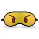 Ficha técnica e caractérísticas do produto Máscara de Dormir Geek10 Emoticon Emoji Bravinho Amarela