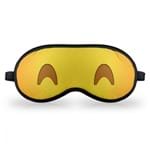 Máscara de Dormir Geek10 Emoticon Emoji Dormindo Feliz Amarela