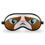 Ficha técnica e caractérísticas do produto Máscara de Dormir Geek10 MEME Grumpy Cat Branca