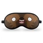 Ficha técnica e caractérísticas do produto Máscara de Dormir Geek10 Side Faces Chill Bacca Marrom