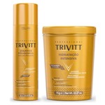 Ficha técnica e caractérísticas do produto Máscara de Hidratação Intensiva 1kg e Shampoo 1L Trivitt
