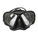 Ficha técnica e caractérísticas do produto Máscara de Mergulho Black com Lente Dupla e Protetor Nasal - Nautika