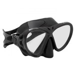 Ficha técnica e caractérísticas do produto Máscara de Mergulho Black com Tiras Ajustáveis - Nautika