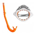 Ficha técnica e caractérísticas do produto Máscara de Mergulho com Snorkel Tubarão Divertido - Intex