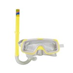 Ficha técnica e caractérísticas do produto Máscara de Mergulho com Snorkel Western Infantil - Rosa - Único