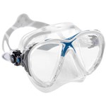 Ficha técnica e caractérísticas do produto Máscara de Mergulho Cressi Big Eyes Evolution Crystal - Azul