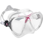 Ficha técnica e caractérísticas do produto Mascara de Mergulho Cressi Eyes Evolution Crystal Clear - Rosa/Transparente