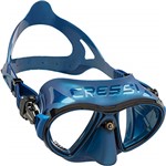 Ficha técnica e caractérísticas do produto Máscara de Mergulho Cressi Zeus - Azul/azul