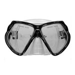 Ficha técnica e caractérísticas do produto Máscara de Mergulho Hammerhead Free Dive Preto Transparente