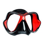 Ficha técnica e caractérísticas do produto Máscara de Mergulho Mares X-Vision LiquidSkin NOVA - Preto/Vermelho