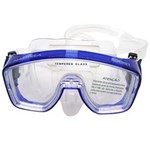Ficha técnica e caractérísticas do produto Máscara de Mergulho Rocket Plástico ABS Lente de Vidro NTK - Azul - Selecione=Azul