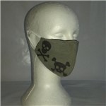 Ficha técnica e caractérísticas do produto Máscara de Proteção em Tecido Dupla Face, Estampa Caveira e Camuflagem - Tamanhos M, G, GG - Ninelai