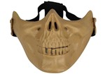 Ficha técnica e caractérísticas do produto Mascara de Protecao Facial Avenger Skull Airsoft Goggle Tan