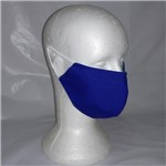 Ficha técnica e caractérísticas do produto Máscara de Proteção Facial em Tecido Dupla Face Azul Tamanhos M ou G - 1 Unidade - Ninelai