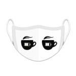 Ficha técnica e caractérísticas do produto Máscara de Proteção Facial Reutilizável e Lavável Bateria Café