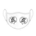 Máscara de Proteção Facial Reutilizável e Lavável I Jut Need Coffe