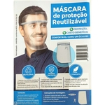 Ficha técnica e caractérísticas do produto Kit 24 Máscaras De Proteção Facial Transparente Reutilizável