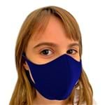 Ficha técnica e caractérísticas do produto Máscara de Proteção Lavável Ninja Infantil(P) Azul Escuro