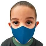 Máscara de Proteção Lavável Ninja Infantil(P) Azul Claro