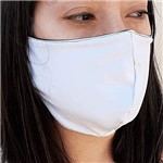 Ficha técnica e caractérísticas do produto Kit com 06 Máscaras Anti Vírus 100% Algodão Lavável Branco