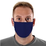 Máscara de Tecido com 4 Camadas Lavável Adulto - Azul Marinho - Mask4all