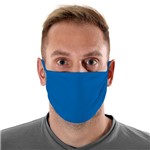 Ficha técnica e caractérísticas do produto Máscara de Tecido com 4 Camadas Lavável Adulto -Azul - Mask4all