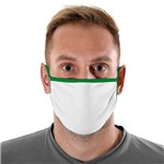 Ficha técnica e caractérísticas do produto Máscara de Tecido com 4 Camadas Lavável Adulto - Branco e Verde - Mask4all