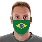 Ficha técnica e caractérísticas do produto Máscara de Tecido com 4 Camadas Lavável Adulto - Brasil - Mask4all