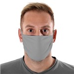 Máscara de Tecido com 4 Camadas Lavável Adulto - Cinza - Mask4all