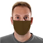 Ficha técnica e caractérísticas do produto Máscara de Tecido com 4 Camadas Lavável Adulto - Marrom - Mask4all