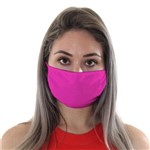 Máscara de Tecido com 4 Camadas Lavável Adulto - Pink Lisa - Mask4all