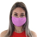 Ficha técnica e caractérísticas do produto Máscara de Tecido com 4 Camadas Lavável Adulto - Rosa - Mask4all