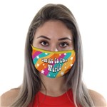 Ficha técnica e caractérísticas do produto Máscara de Tecido com 4 Camadas Lavável Adulto - Smile To The World - Mask4all