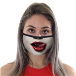 Máscara de Tecido com 4 Camadas Lavável Adulto - Vampira - Mask4all