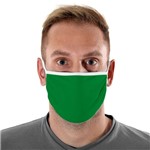 Ficha técnica e caractérísticas do produto Máscara de Tecido com 4 Camadas Lavável Adulto - Verde e Branco - Mask4all