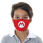 Máscara de Tecido com 4 Camadas Lavável Infantil - Super Mario - Mask4all M