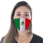Ficha técnica e caractérísticas do produto Máscara de Tecido Dupla Camada Lavável Adulto - México - Funny Faces