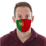 Ficha técnica e caractérísticas do produto Máscara de Tecido Dupla Camada Lavável Adulto - Portugal - Funny Faces