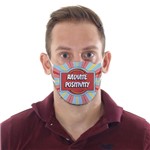 Ficha técnica e caractérísticas do produto Máscara de Tecido Dupla Camada Lavável Adulto - Radiate Positivity - Funny Faces