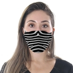 Máscara de Tecido Dupla Camada Lavável Adulto - Zebra - Funny Faces