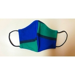 Ficha técnica e caractérísticas do produto Máscara de tecido lavável camada dupla azul e verde Biocide