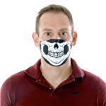 Ficha técnica e caractérísticas do produto Máscara de Tecido Lavável Dupla Camada Adulto - Caveira Halloween