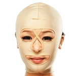 Ficha técnica e caractérísticas do produto 2 Tratamento De Máscara De Rosto Completo Facelift Shaper Apertado Anti Enrugamento Enrugamento Pescoço Queixo M